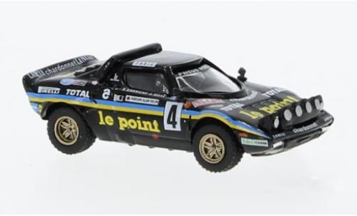 Diecast model cars Lancia Stratos HF No.4 Le Point 1981 1/87 Brekina