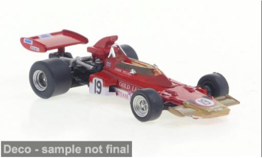 Diecast model cars Lotus 72 72D D No.19 Gold Leaf formula 1 GP Spanien 1970 1/87 Brekina