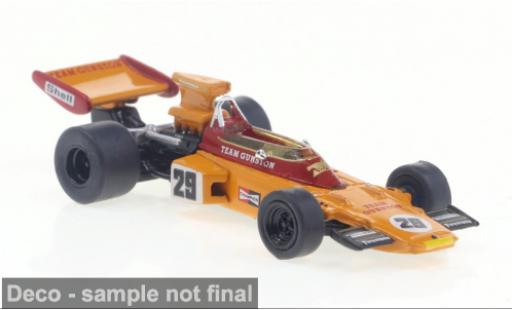 Diecast model cars Lotus 72 72D D No.29 Gunston formula 1 GP S&Atilde;&frac14;dafrika 1974 1/87 Brekina