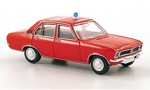 Diecast model cars Opel Ascona A Base A Fire brigade 1/87 Brekina