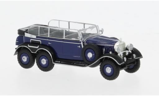 Diecast model cars Mercedes G4 Base blue 1938 1/87 Brekina