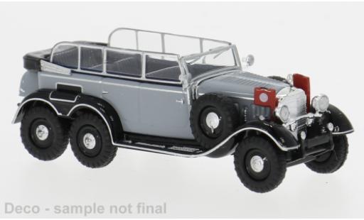 Diecast model cars Mercedes G4 Base grey 1938 1/87 Brekina