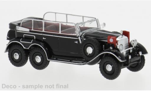 Diecast model cars Mercedes G4 Base black 1938 1/87 Brekina