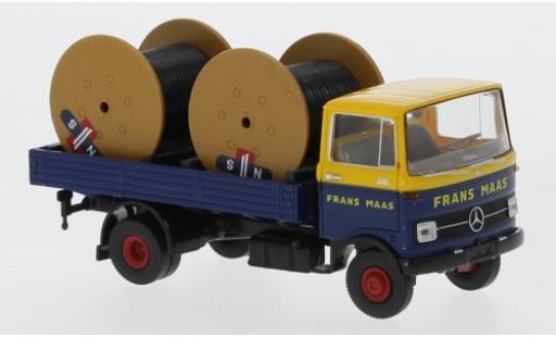 Diecast model cars Mercedes LP 608 Base Frans Maas (NL) 1965 avec Kabeltrommeln 1/87 Brekina
