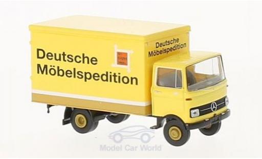 Diecast model cars Mercedes LP 608 Koffer trunk Deutsche M&Atilde;&para;belspedition 1/87 Brekina