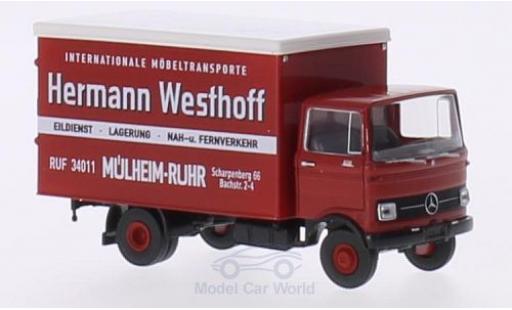 Diecast model cars Mercedes LP 608 Koffer trunk H.Westhoff M&Atilde;&frac14;hlheim/Ruhr 1/87 Brekina
