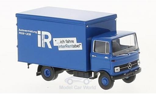 Diecast model cars Mercedes LP 608 Koffer trunk InterRent-Autovermietung 1/87 Brekina