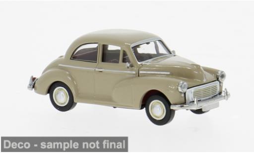 Diecast model cars Morris Minor Base 1000 beige 1956 1/87 Brekina