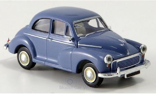 Diecast model cars Morris Minor Base blue RHD 1/87 Brekina
