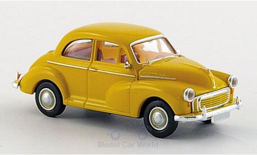 Diecast model cars Morris Minor Base Limousine yellow without Vitrine 1/87 Brekina