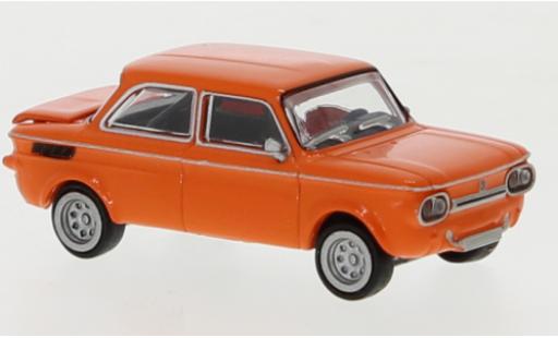 Diecast model cars NSU TTS Base orange 1966 1/87 Brekina