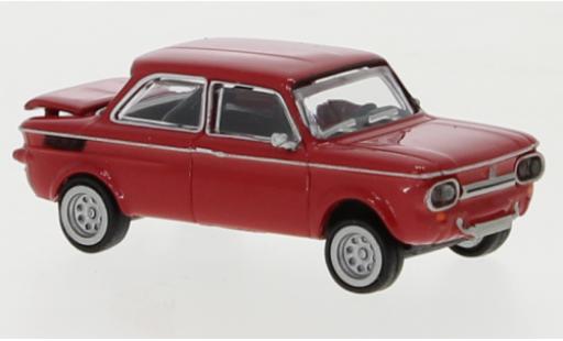 Diecast model cars NSU TTS Base red 1966 1/87 Brekina