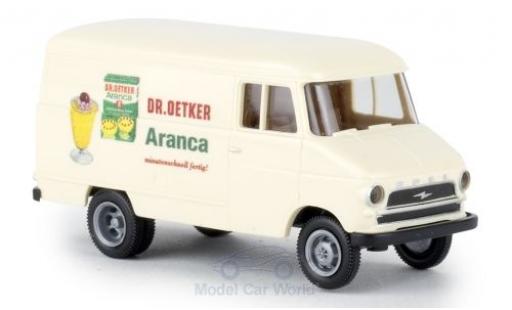 Diecast model cars Opel Blitz Type A van Dr. Oetker Aranca 1/87 Brekina