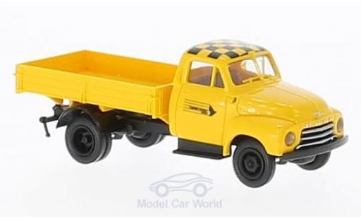 Diecast model cars Opel Blitz Base Flughafen Stuttgart flatbed 1/87 Brekina