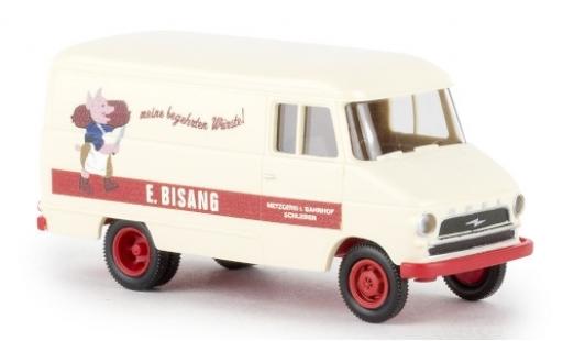 Diecast model cars Opel Blitz Type A van E. Bisang 1959 1/87 Brekina