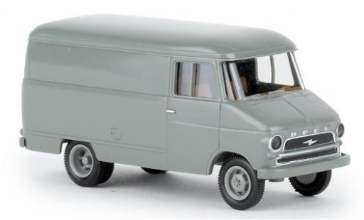 Diecast model cars Opel Blitz Type A van grey 1959 1/87 Brekina