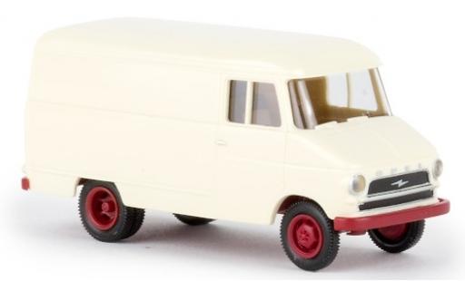 Diecast model cars Opel Blitz Type A van beige 1959 1/87 Brekina