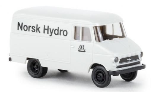 Diecast model cars Opel Blitz Type A van Norsk Hydro 1959 1/87 Brekina