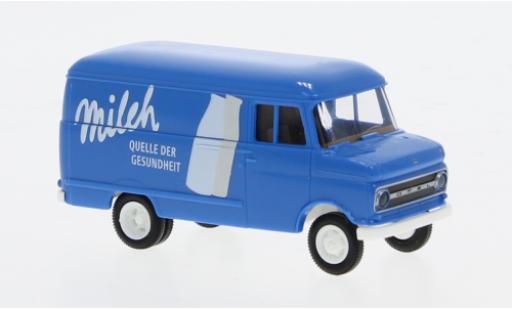 Diecast model cars Opel Blitz Type B van Milch 1966 1/87 Brekina