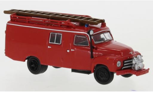 Diecast model cars Opel Blitz Type A LF 8 red 1952 1/87 Brekina