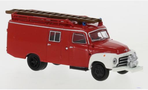 Diecast model cars Opel Blitz Type A LF 8 red/white 1952 1/87 Brekina