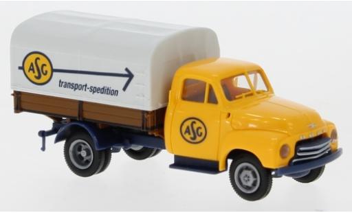 Diecast model cars Opel Blitz Base PP ASG 1952 1/87 Brekina