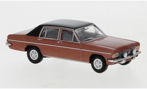 Diecast model cars Opel Diplomat B Base B copper/black without Vitrine 1/87 Brekina