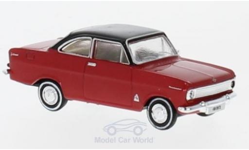 Diecast model cars Opel Kadett A E A Coupe red/black aus der Schweiz 1/87 Brekina