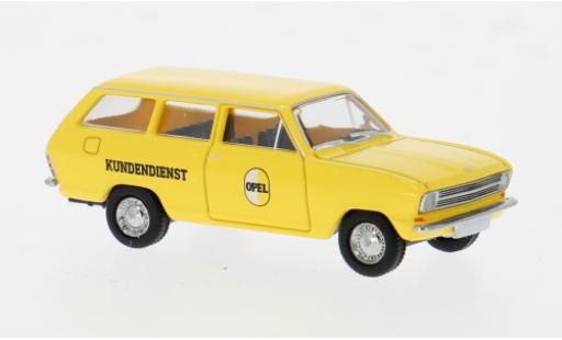 Diecast model cars Opel Kadett B Caravan B Kundendienst 1965 1/87 Brekina