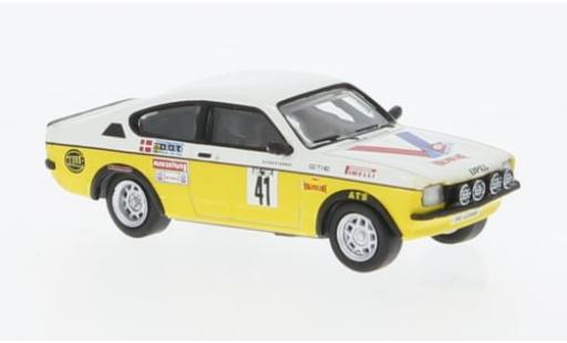 Diecast model cars Opel Kadett C GT/E C No.41 Hunsr&Atilde;&frac14;ck Rally 1979 1/87 Brekina