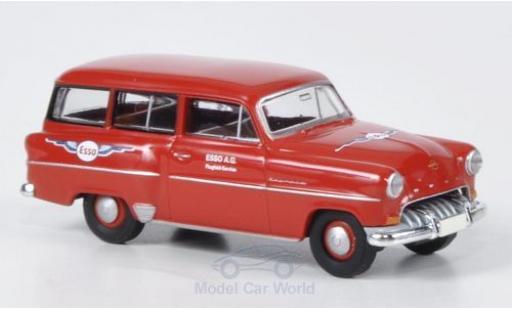 Diecast model cars Opel Olympia Base Caravan Esso 1/87 Brekina
