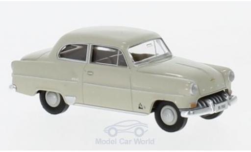 Diecast model cars Opel Olympia Rekord beige aus der Schweiz 1/87 Brekina