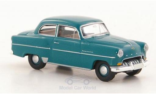 Diecast model cars Opel Olympia Rekord green 1/87 Brekina