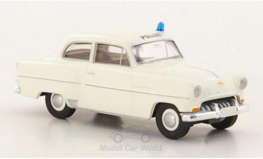Diecast model cars Opel Olympia Rekord Police 1/87 Brekina