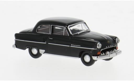 Diecast model cars Opel Olympia Rekord black 1954 1/87 Brekina