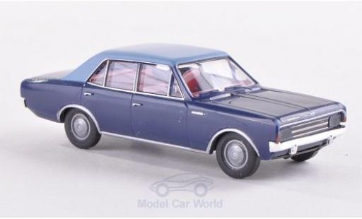 Diecast model cars Opel Rekord C blue/blue 1/87 Brekina