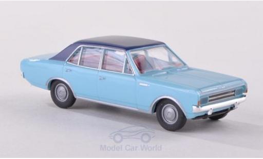 Diecast model cars Opel Rekord C blue/blue 1/87 Brekina