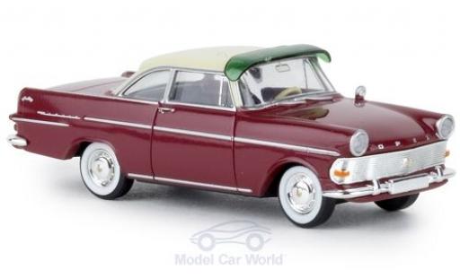 Diecast model cars Opel Rekord P2 Coupe red/beige TD 1/87 Brekina