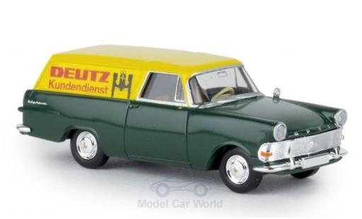 Diecast model cars Opel Rekord P2 van Deutz Kundendienst 1/87 Brekina