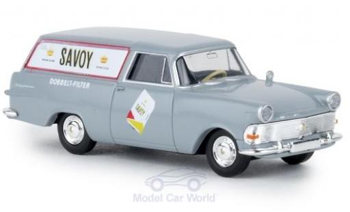 Diecast model cars Opel Rekord P2 van Savoy TD 1/87 Brekina