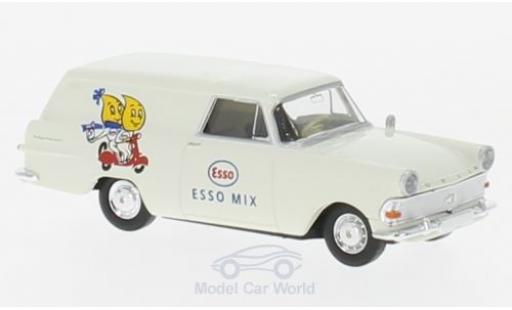 Diecast model cars Opel Rekord P2 Van Esso-2T-Mix 1/87 Brekina