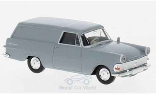 Diecast model cars Opel Rekord P2 Van grey 1/87 Brekina
