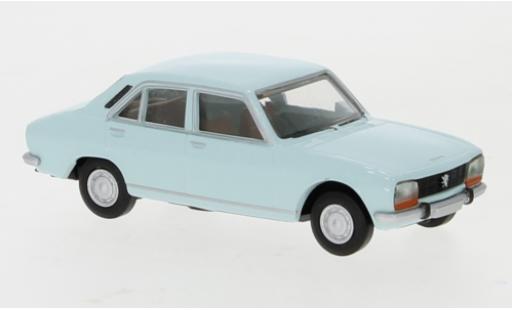 Diecast model cars Peugeot 504 Berline blue 1961 1/87 Brekina
