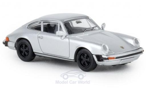 Diecast model cars Porsche 911 Base G grey 1976 TD 1/87 Brekina