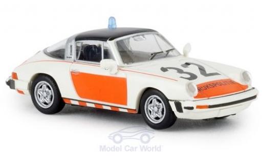 Diecast model cars Porsche 911 Targa G Rijkspolitie 32 1976 TD 1/87 Brekina