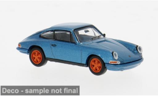 Diecast model cars Porsche 911 Base blue 1964 1/87 Brekina