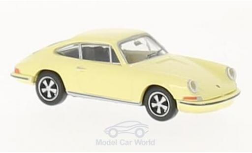 Diecast model cars Porsche 911 SC yellow 1/87 Brekina