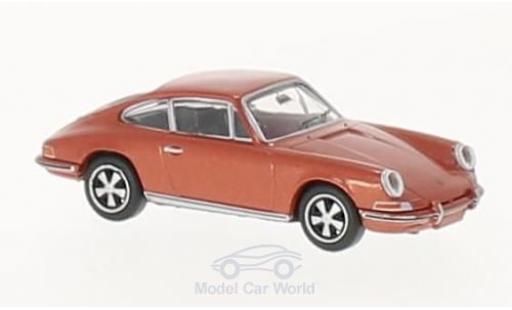 Diecast model cars Porsche 911 SC metallic pink 1/87 Brekina
