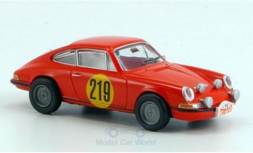 Diecast model cars Porsche 911 Base No.219 Rally Monte-Carlo 1967 1/87 Brekina