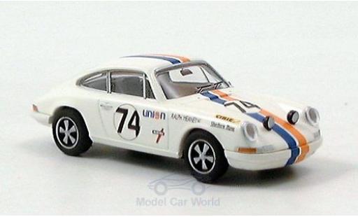Diecast model cars Porsche 911 Base No.74 Daytona 1970 1/87 Brekina